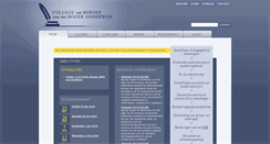 Desktop Screenshot of cbho.nl